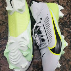 Nike Vapor Edge Pro 360 2 Football Cleats Pure Platinum Black DA5456-004 Size Multiple Sizes 13, 12 Or Sz 10