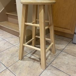 2 Wooden Stools