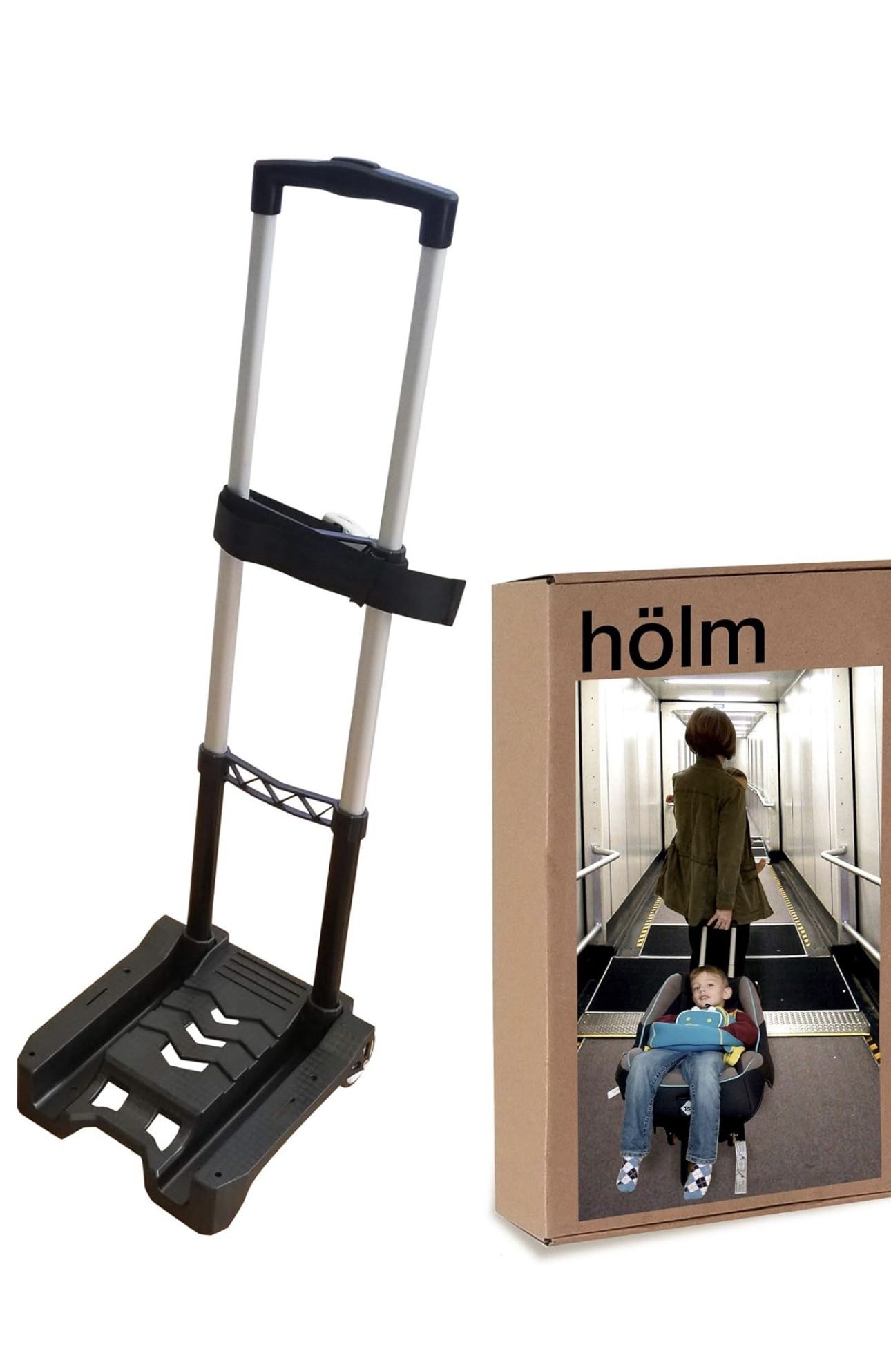 Holm Airport Car Seat Stroller Travel Cart and Child Transporter Car Seat Roller