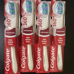 4pack Colgate 360 Toothbrushes 