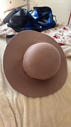 Wide Brim Felt Hat with Braided Band