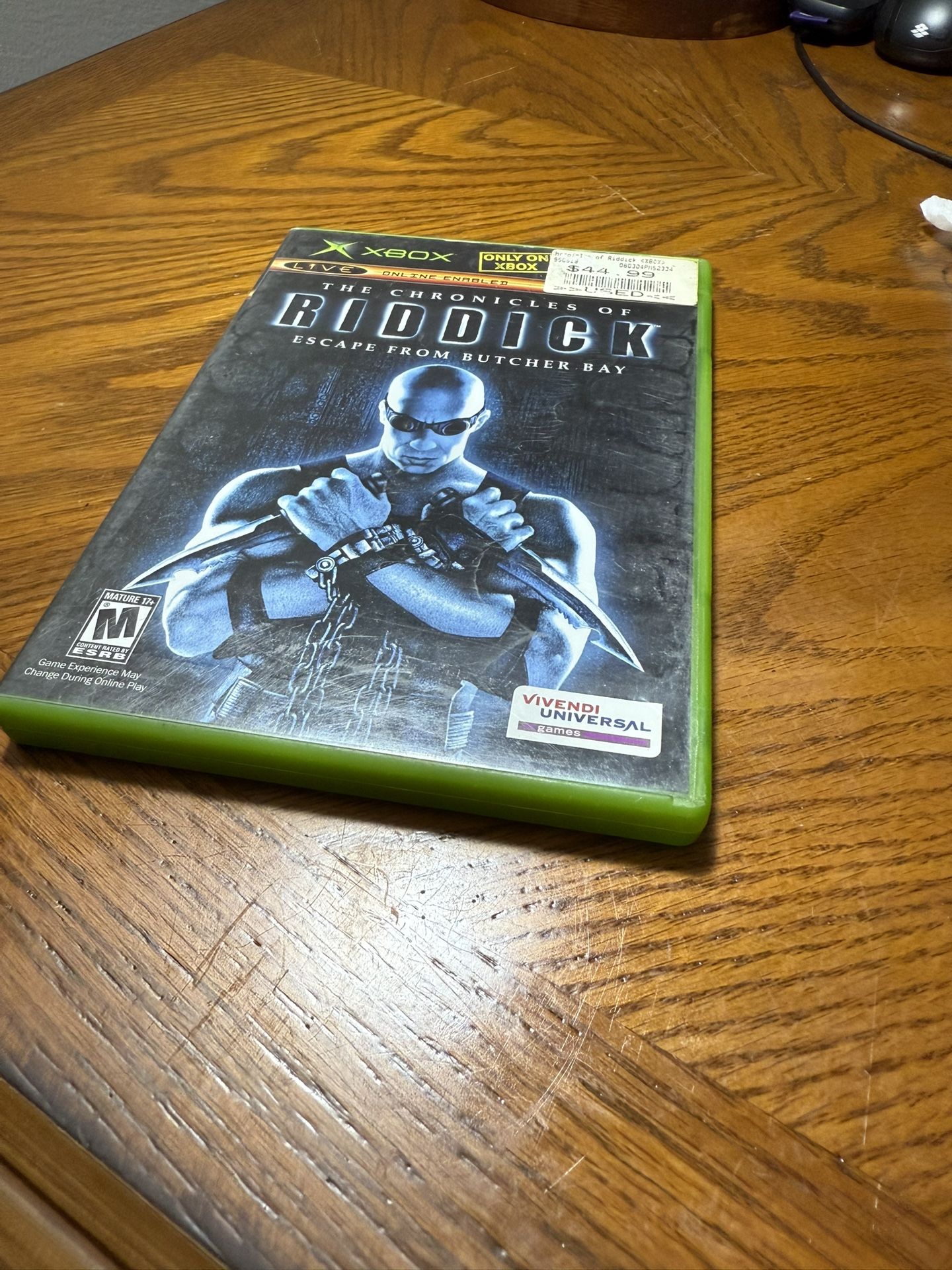 Xbox game The Chronicles of Riddick Escape from Butcher Bay