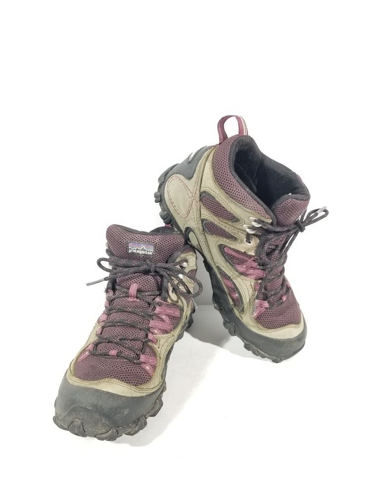 PATAGONIA DRIFTER A/C Mid Hickory/Wine Trail Hiking Shoes Women's Size 7 :S7