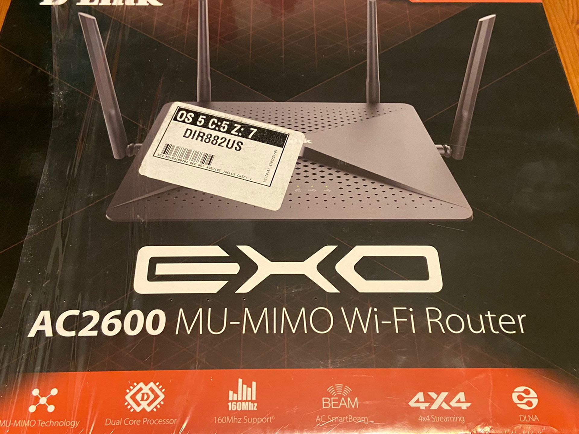 D-Link Wi-Fi Router DIR-882 | AC2600 MU-MIMO | Beam | 4K Streaming / Gaming