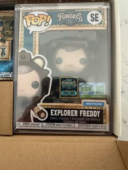 Funko Explorer Freddy le 4500 in pop protector.