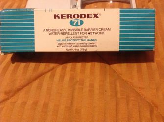 Kerodex 71 barrier, water repellent for wet work