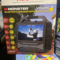 Bluetooth Speaker With Built In LCD Tv