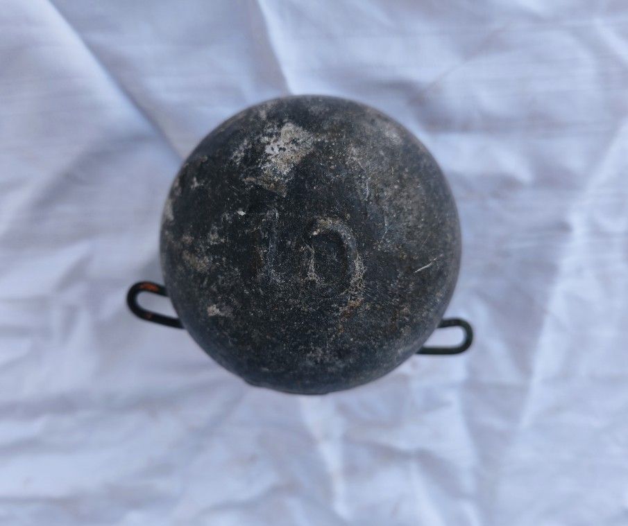 10Lbs Fishing Weights Lead Round Sinker Size, Used