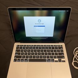 MacBook Air M1 (2020) – Fair Condition, Works Great, Screen Line