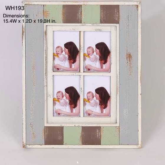 Vintage Wood 4in. x 6in. Wall Collage Picture Frame