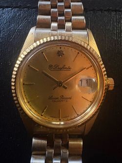 Dufonte by Lucien Piccard  Goldtone Watch and band   Quartz