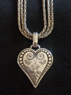 Brighton French Quarter Ophelia Heart Necklace