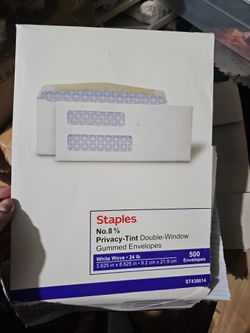 Double Window gummed Envelopes