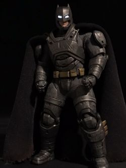 Mezco Exclusive Batman V Superman Armored Batman Figure
