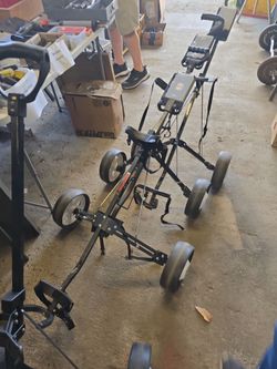 Folding 3-Wheel Push Golf Cart