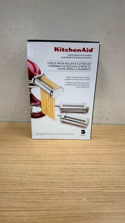 KITCHEN AID 3-PIECE PASTA ROLLER & CUTTER SET