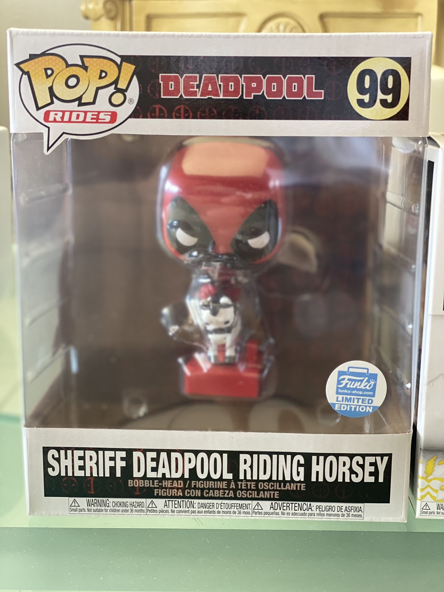 FUNKO POP SHERIFF Deadpool Riding Horsey Nr.99 EUR 29,99 - DE
