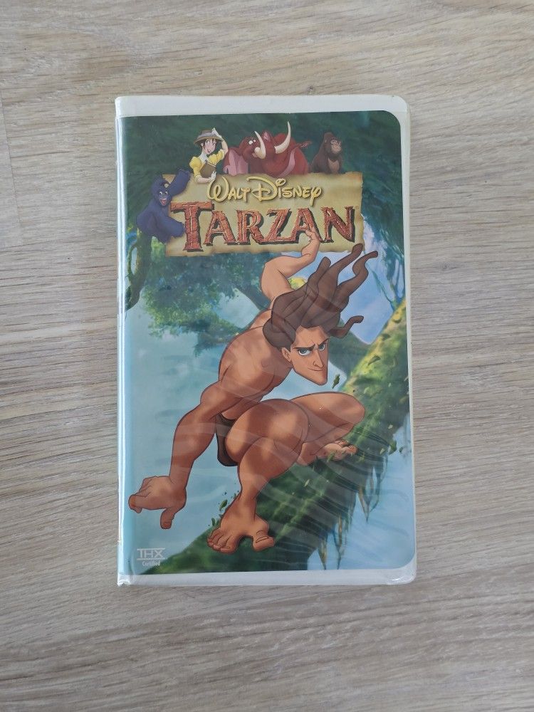 Walt Disney's Tarzan Animation Movie VHS Tape