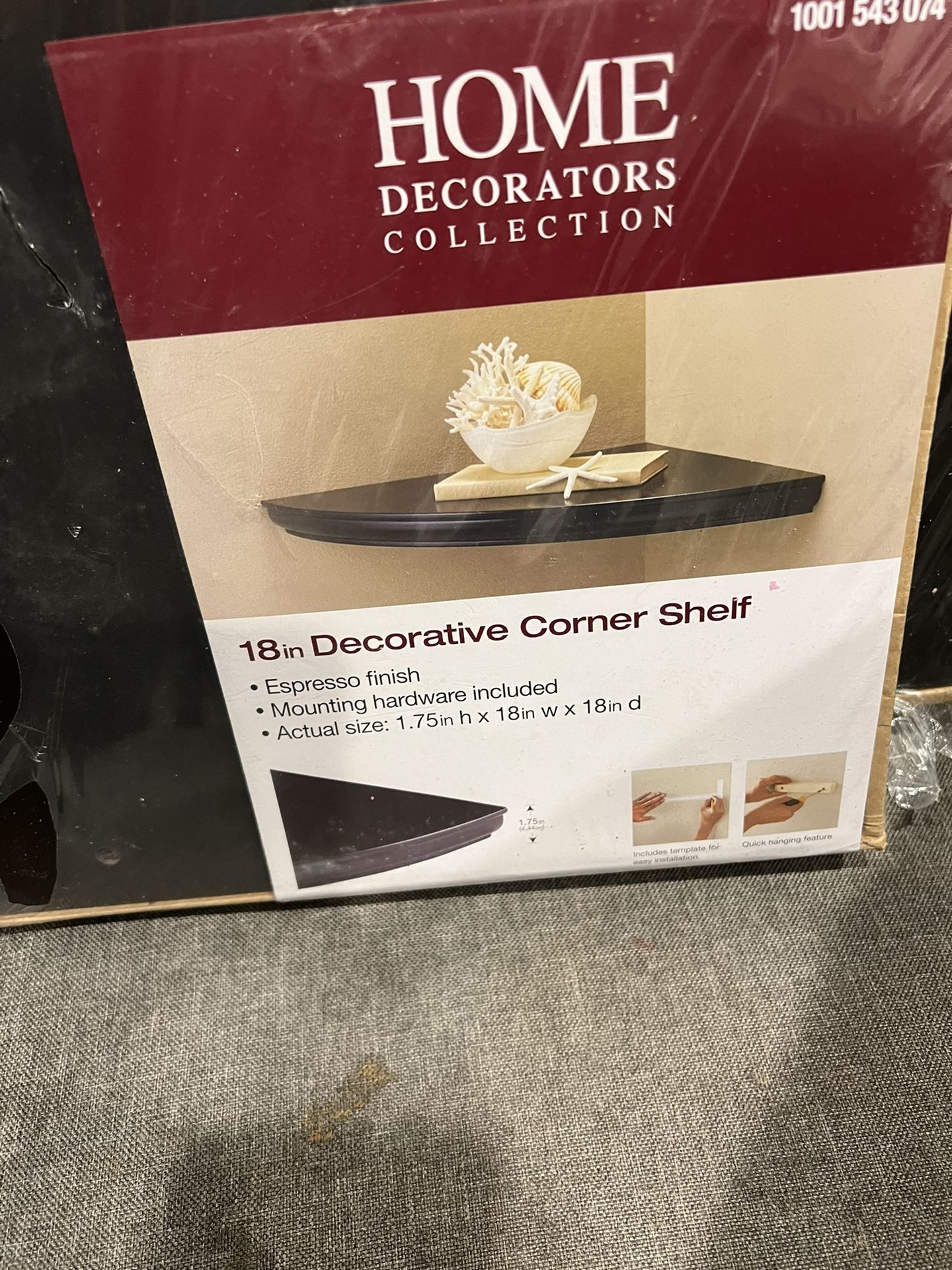 2 Corner Shelf Brand New 