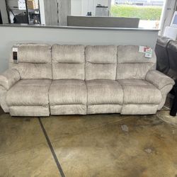 USA made Extra Long Power Reclining Sofa 