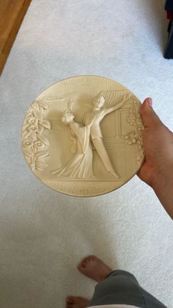 Madame Butterfly decorative plate