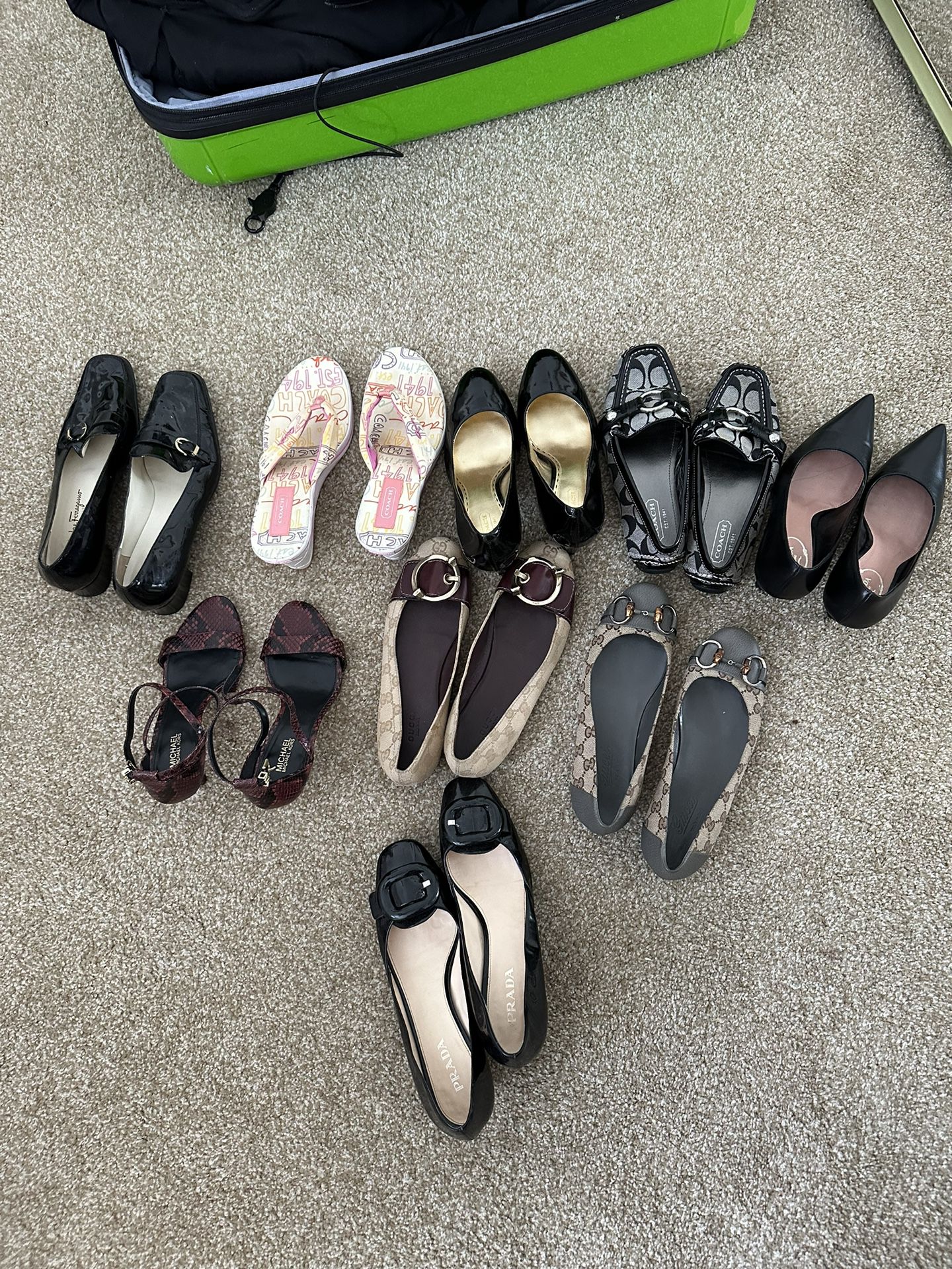Authentic luxury shoes 9 pairs 