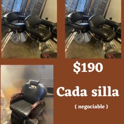 Beauty salon chairs.    Sillas Para Estética.