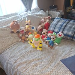 Mario Plushies 