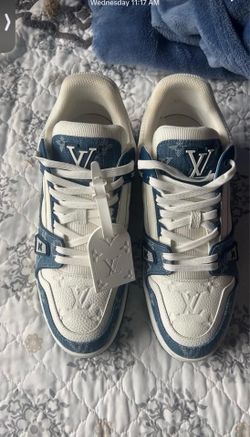 blue and weight shoes -size 11