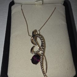 Le Vian Rose Gold 2.53 Ct. TW Raspberry Rhodolite Pendant Necklace
