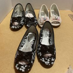 Girl Shoes Size 4 And 2 