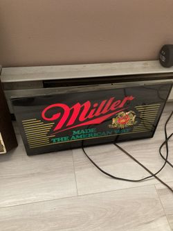 Miller Light-up Sign