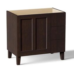Kohler Poplin 36" Wooden Vanity Cabinet Only