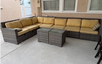 Patio table set
