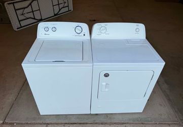 Amana washer and dryer laundry