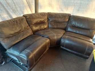 Leather Sectional Pieces