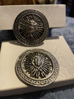 Vintage Art Deco Medusa Head Earrings Circa 1980s