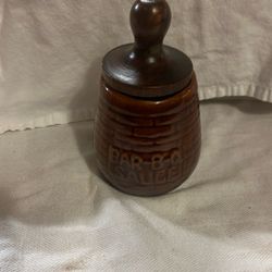 Vintage Barbecue Sauce Jar