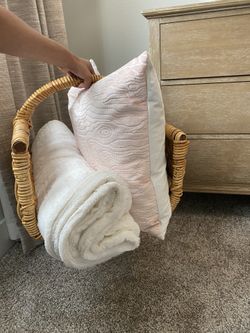 Wicker / Rattan / Boho Basket 