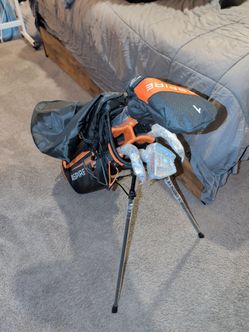 Brand New Aspire J-Lite Junior Golf Club Set with Stand Bag (Orange)