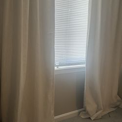 Two Panel Floor Length Blackout Curtains 