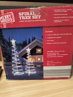 XMAS SPIRAL TREES