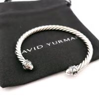 David Yurman Sterling Silver 5'mm Classic Cable Renaissance 7" Inch Bracelet
