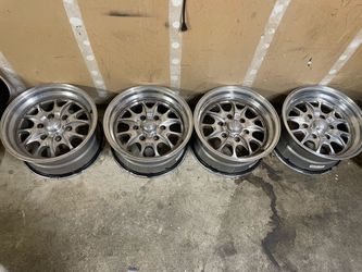 Set of 4 16x8 centerline billet wheels
