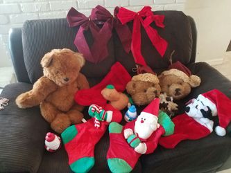 Christmas, and stuffed animals