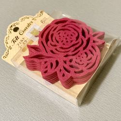 Brand New-6 Rose  Coaster :)