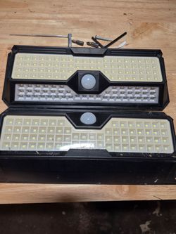FREE outdoor motion detection solar lights