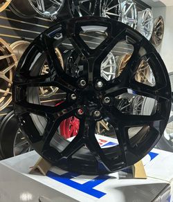 SNOWFLAKE 20"/ 22"/ 24"/ 26" 6X139.7  BLACK . CHECK PRICES