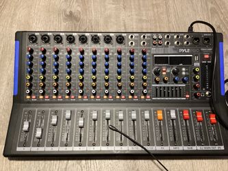 Pyle 12-Channel Console Style Audio Mixer with Bluetooth - DJ Sound Co - $110 (Stuart)