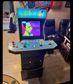 Arcade1Up “The Simpsons” 4-Player Arcade Machine – Excellent Condition! 🍩🔥